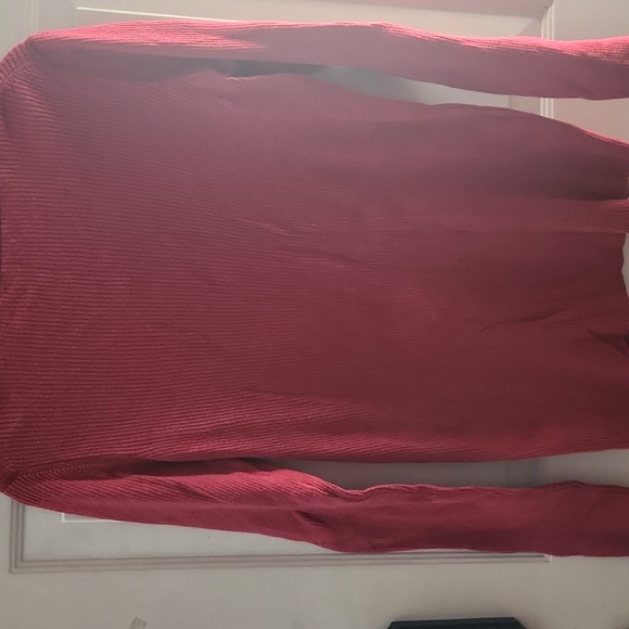 Pink Long Sleeve Ribbed Top - Picture 6 of 6